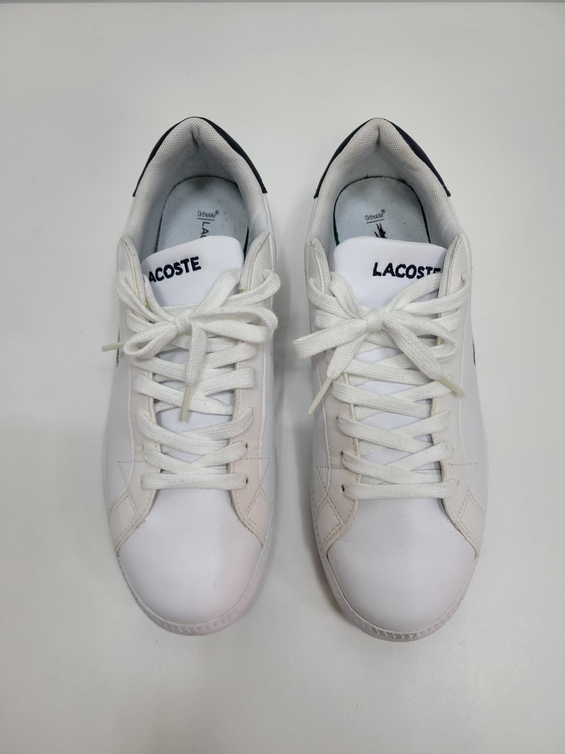 LACOSTE 21SS 라코스테 가죽 스니커즈 / 사이즈 260 화이트 상품이미지4