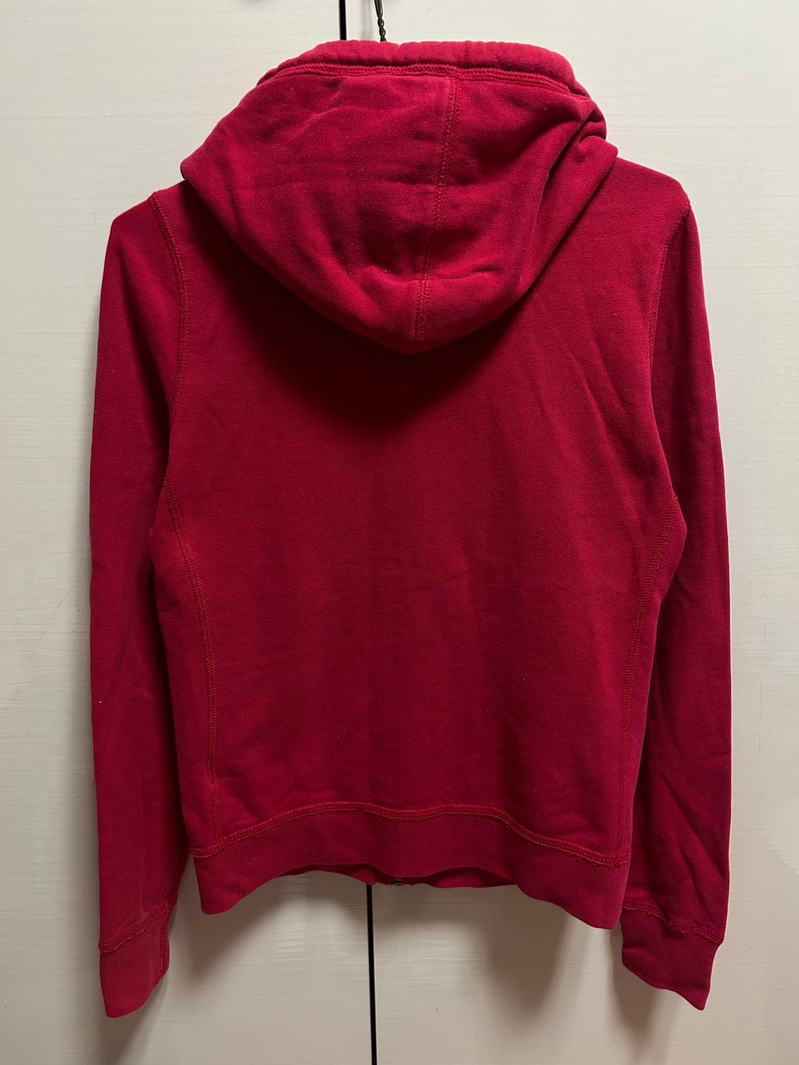 아베크롬비 레드 후드집업 M 상품이미지3