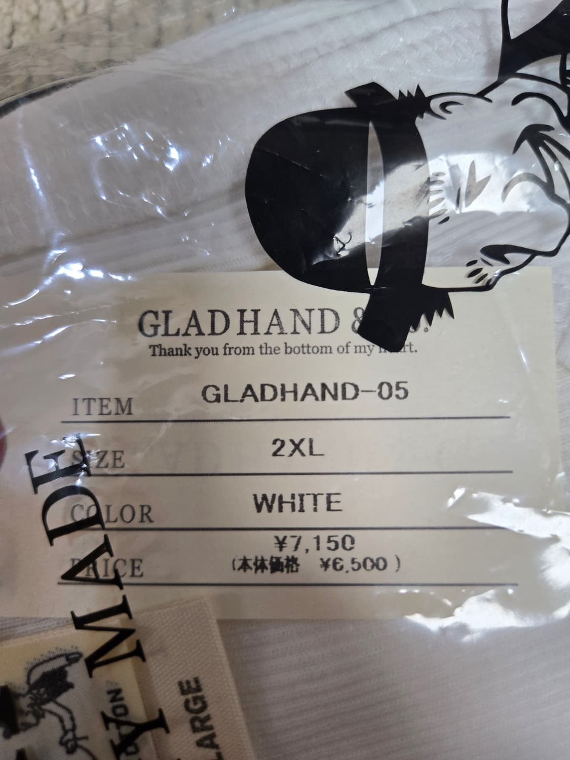 gladhand 나시 2장 들어간 1팩 팝니다 2xl 상품이미지2