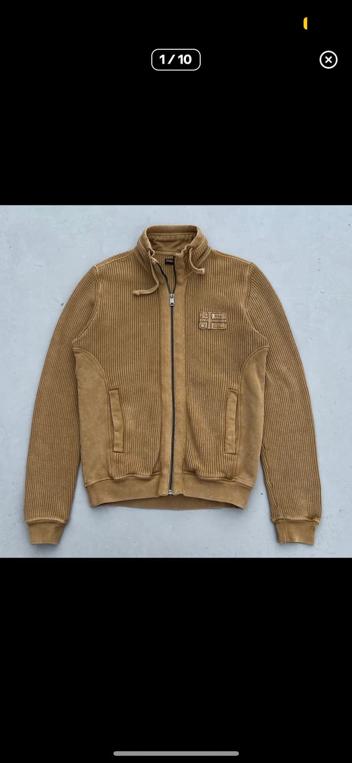 Napapijri Waffle High Neck Zip Up(니트집업) 상품이미지1