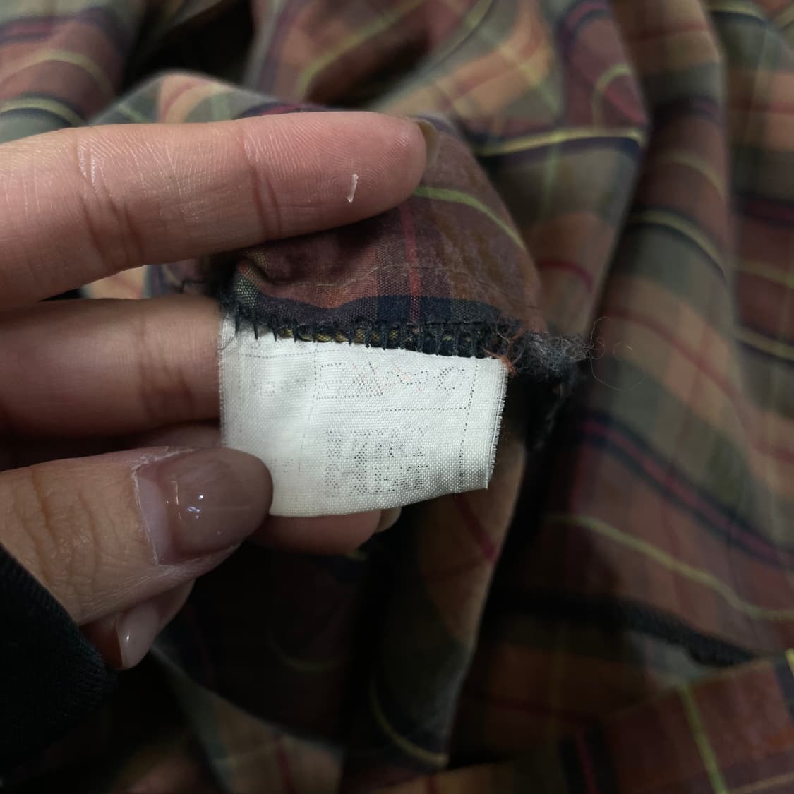 힌트히트 빈티지 브라운 멀티 배색 체크 긴팔 셔츠 XL 상품이미지6