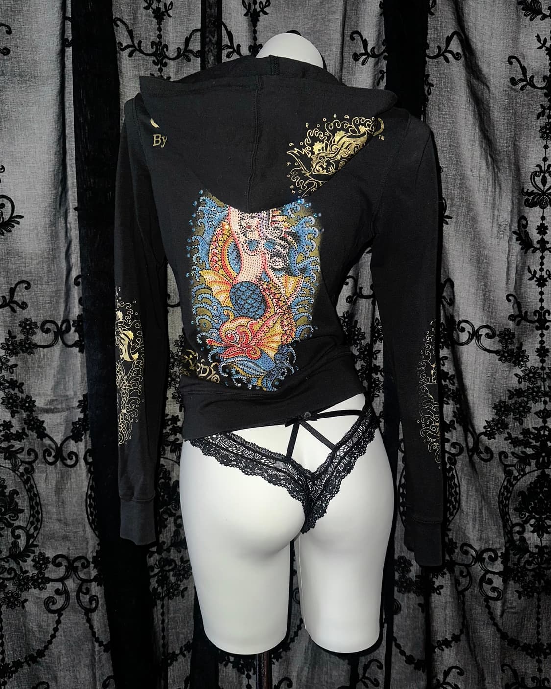 Black Cubic Hooded Zip-Up 상품이미지5