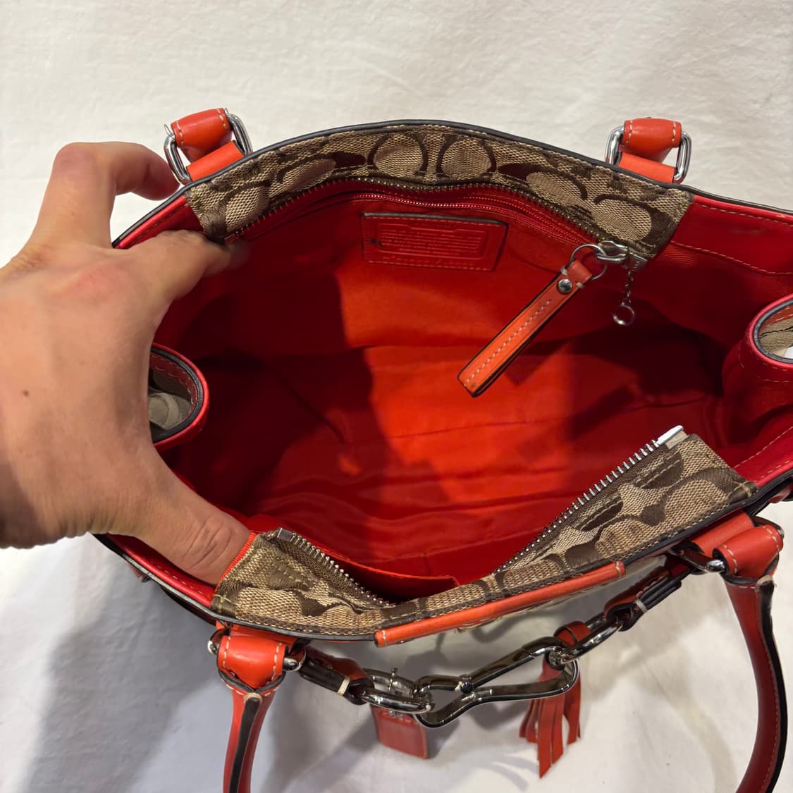 코치 시그니처 토트백 가방 상품이미지8