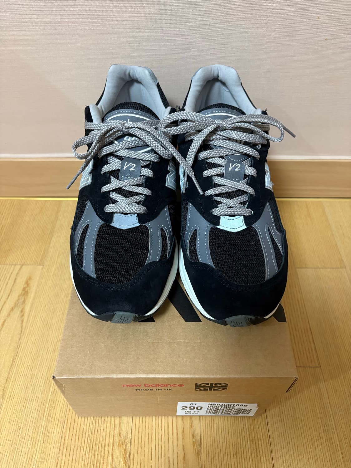 뉴발란스 991v2 290 블랙 상품이미지1