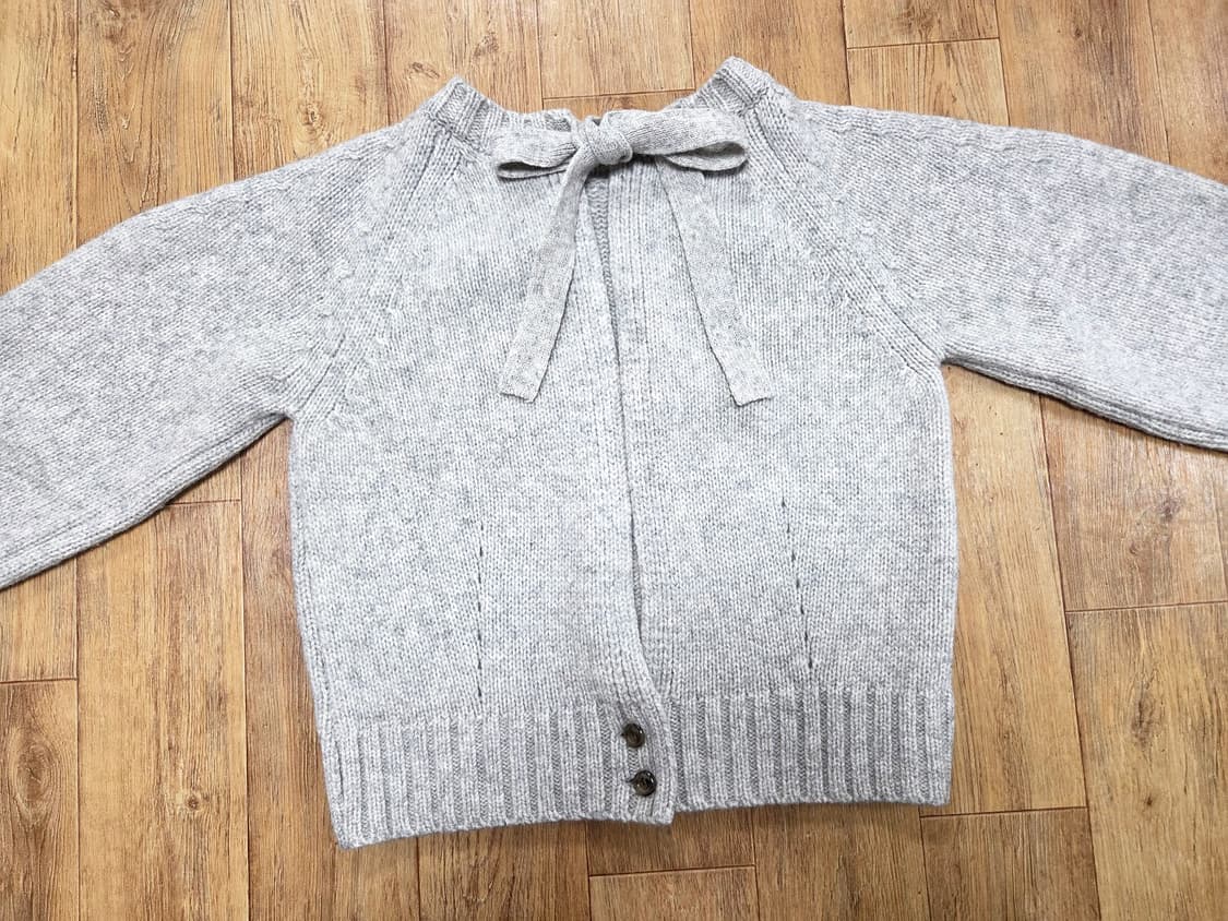 모한(MOHAN) RTW 셰틀랜드울 백 오픈니트 55-66 상품이미지8