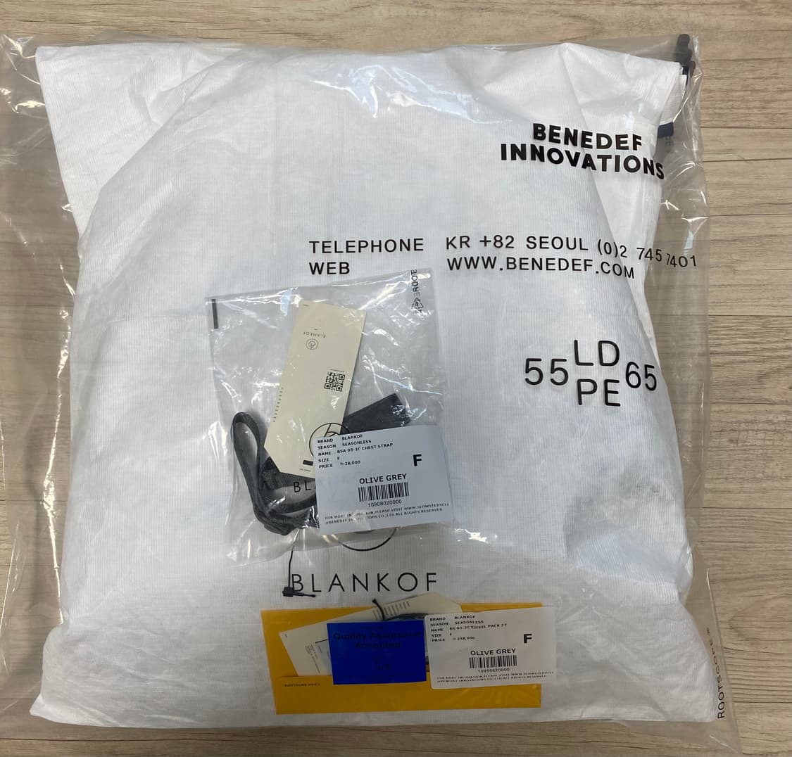 [os] 블랭코브 blankof 에펠백 27 올리브 그레이 상품이미지4