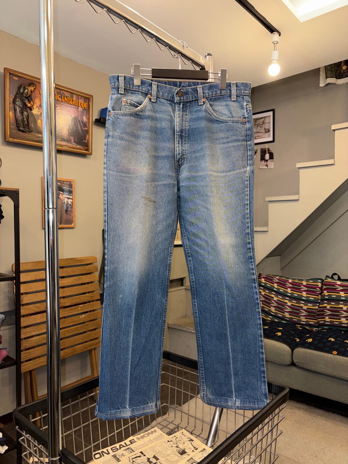 90’s Levi’s 517 USA flare denim pants 상품이미지4
