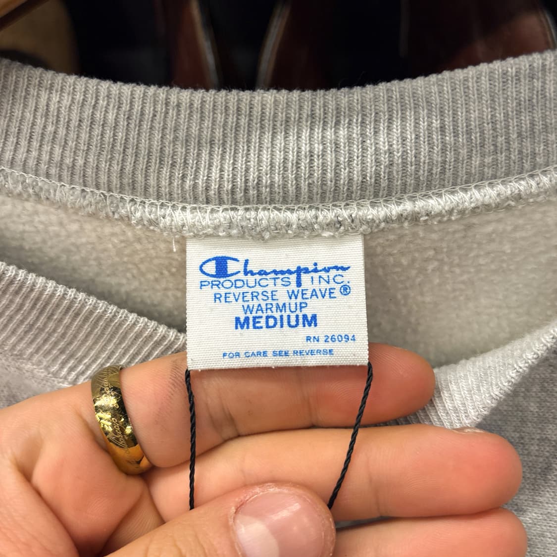 챔피온X밀크페드 리버스위브 로고패치 헤비코튼 스웻셔츠 N1236 상품이미지9