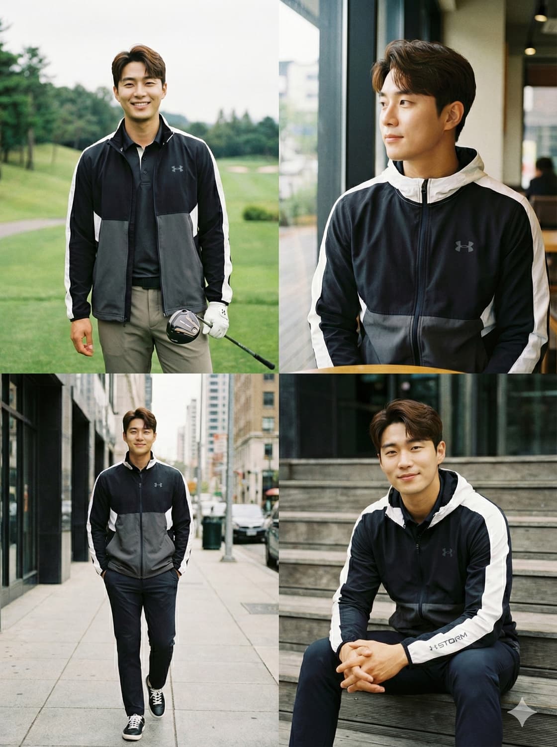 [언더아머] 스톰 방풍 골프 윈드브레이커 져지 자켓 XL(105) 상품이미지1