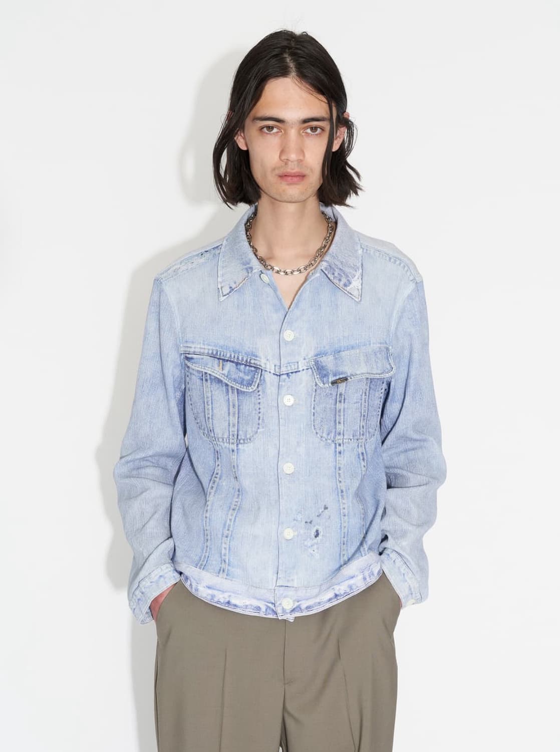 [구매] 50-54 아워레가시 리버스 디지털 데님 셔츠  상품이미지1