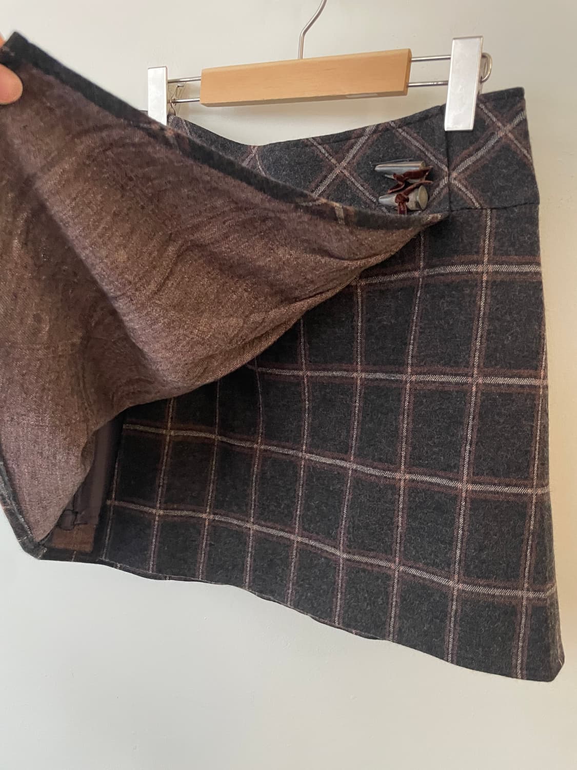 vintage shirring wrap mini skirt 상품이미지5