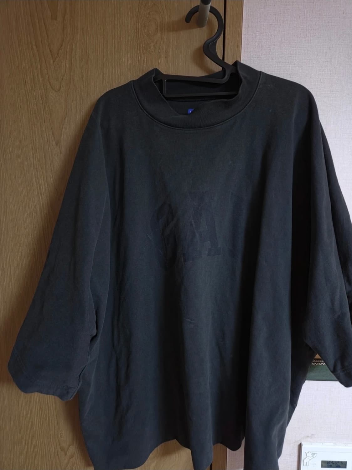 [XL] 이지갭 도브 노심 티셔츠 블랙 상품이미지2