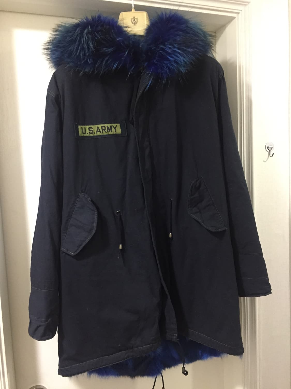 AS65 / M65 네이비 블루 코요테퍼 야상 / S (100) 상품이미지1