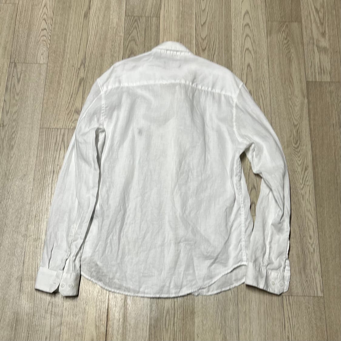 폴로랄프로렌 해외판 린넨 화이트 셔츠 105 상품이미지4