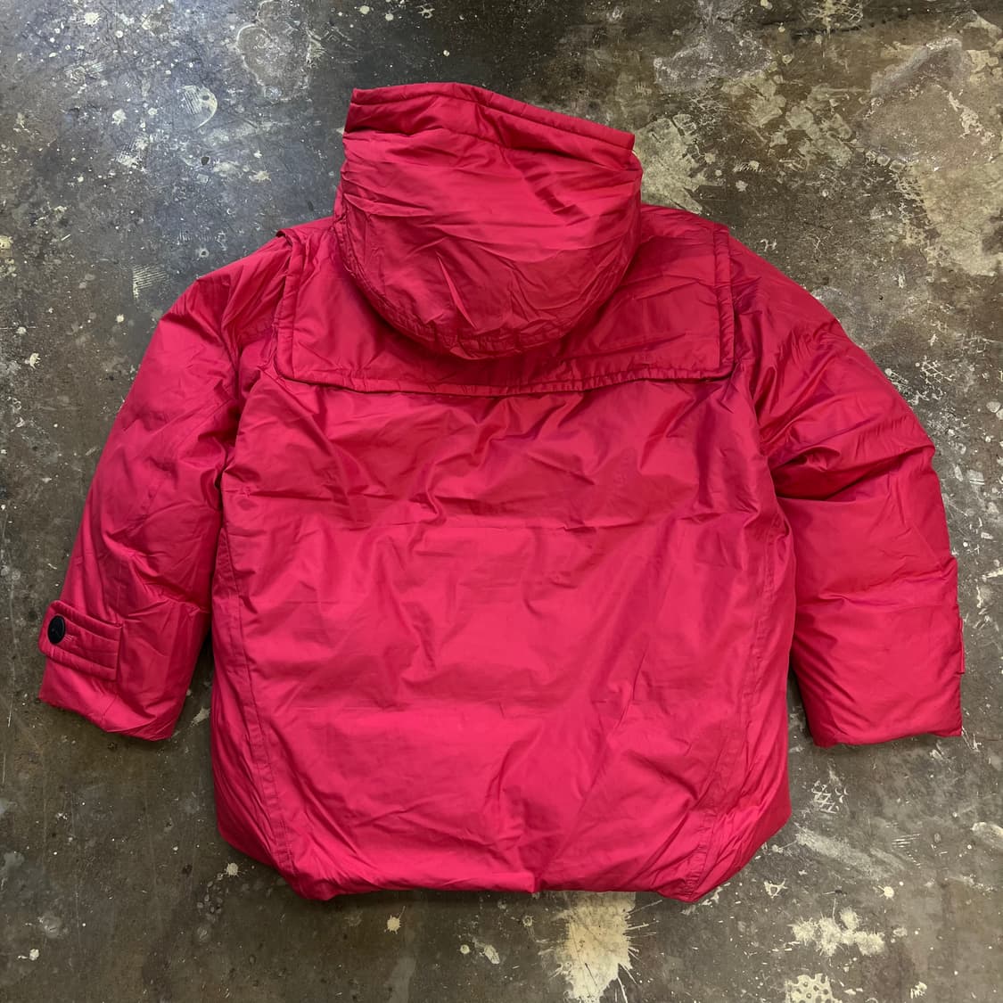 HAE 146 토글단추 오버핏 구스다운 패딩점퍼 떡볶이단추 남여공용 상품이미지4