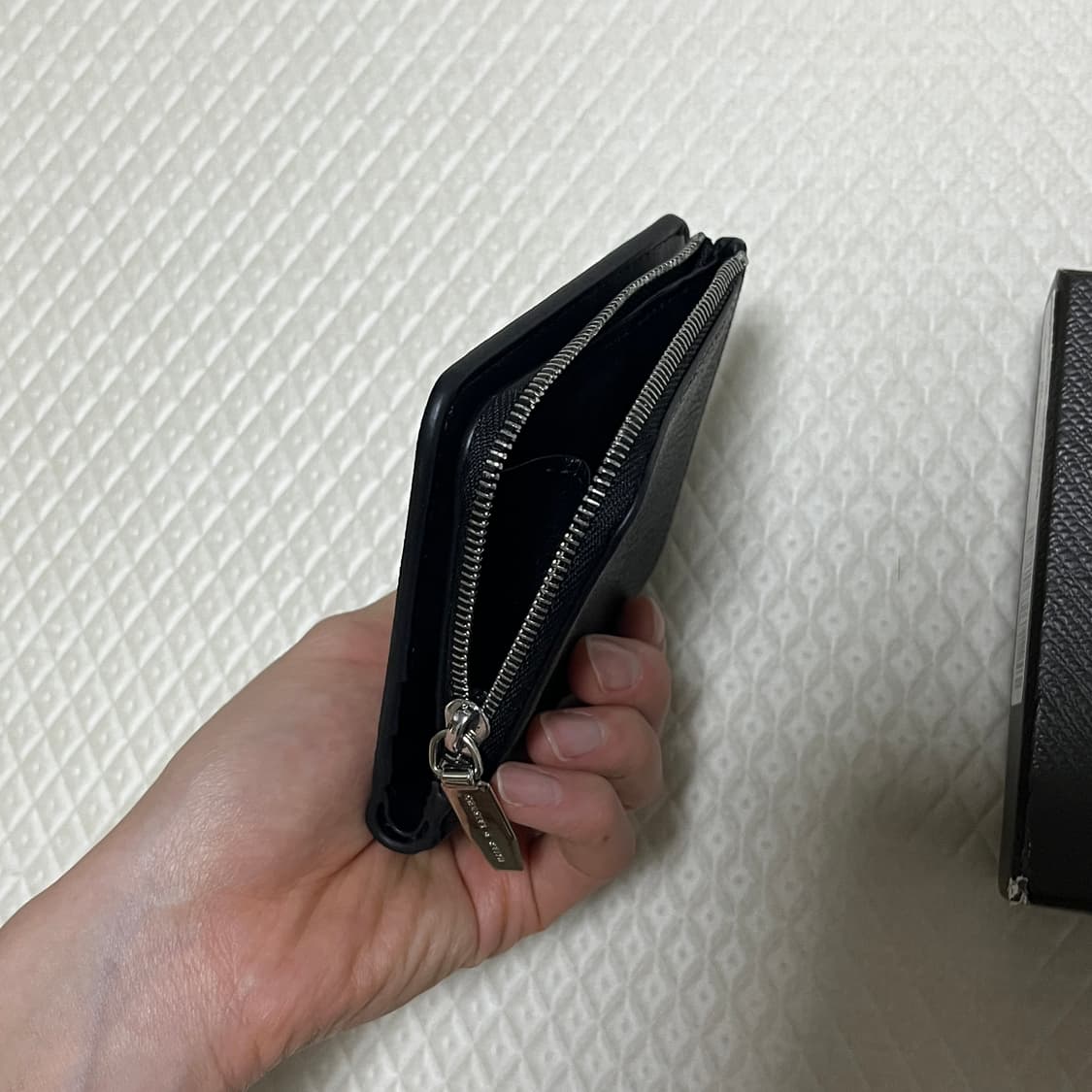 찰스앤키스 반지갑 블랙 상품이미지4