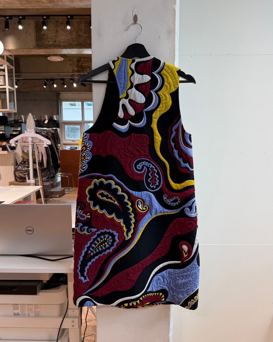 에밀리오 푸치 멀티컬러 퀼팅 슬리브리스 드레스 상품이미지5