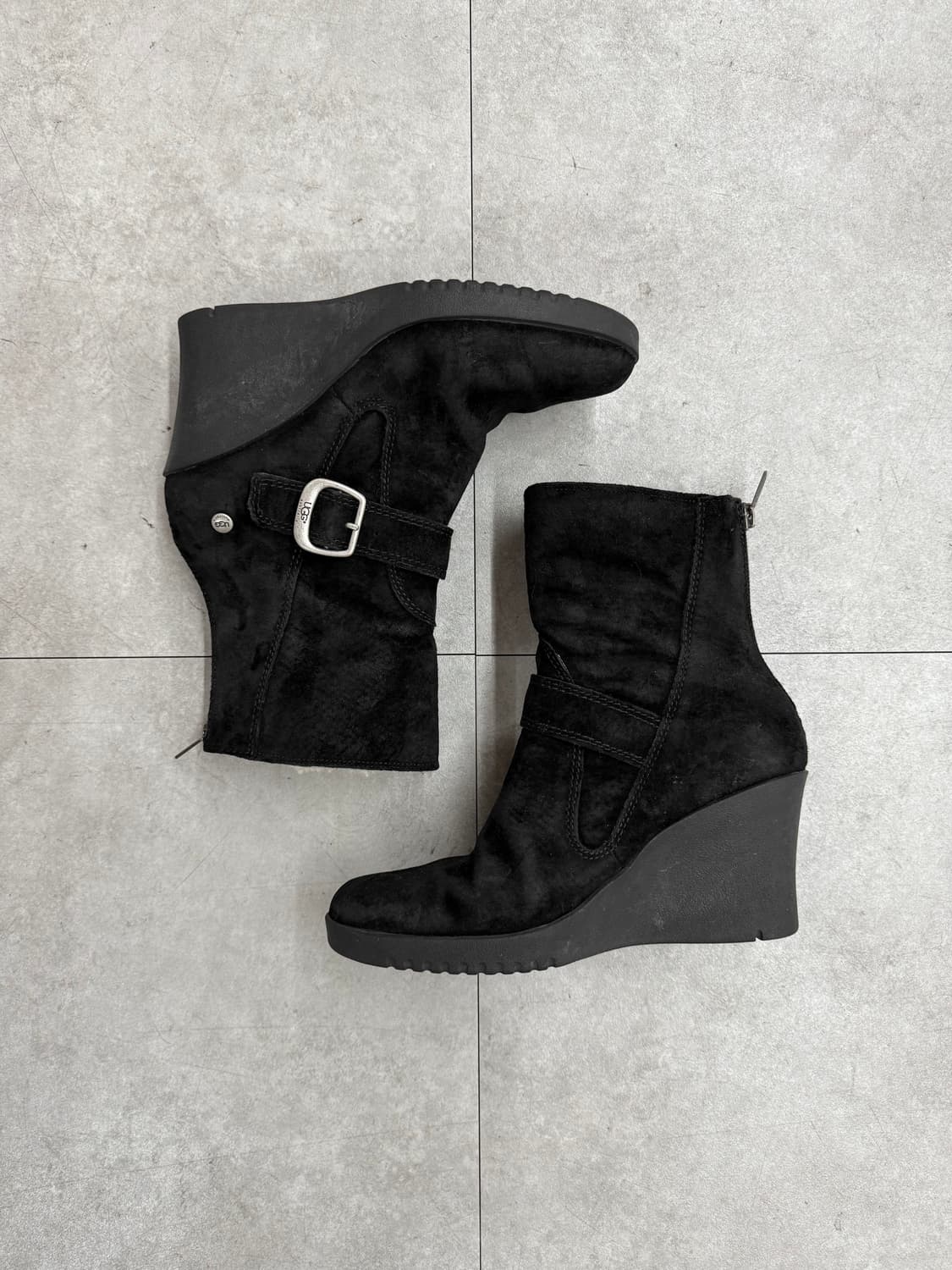 ugg 스웨이드 웨지 힐 부츠 상품이미지5