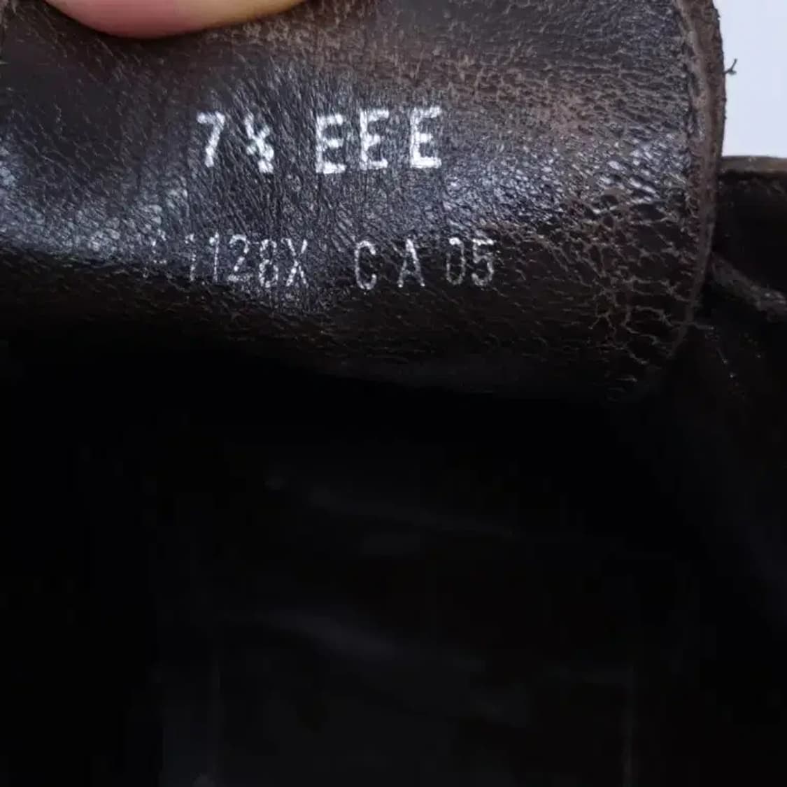 제냐 브라운 윙팁 구두 7사이즈 상품이미지4