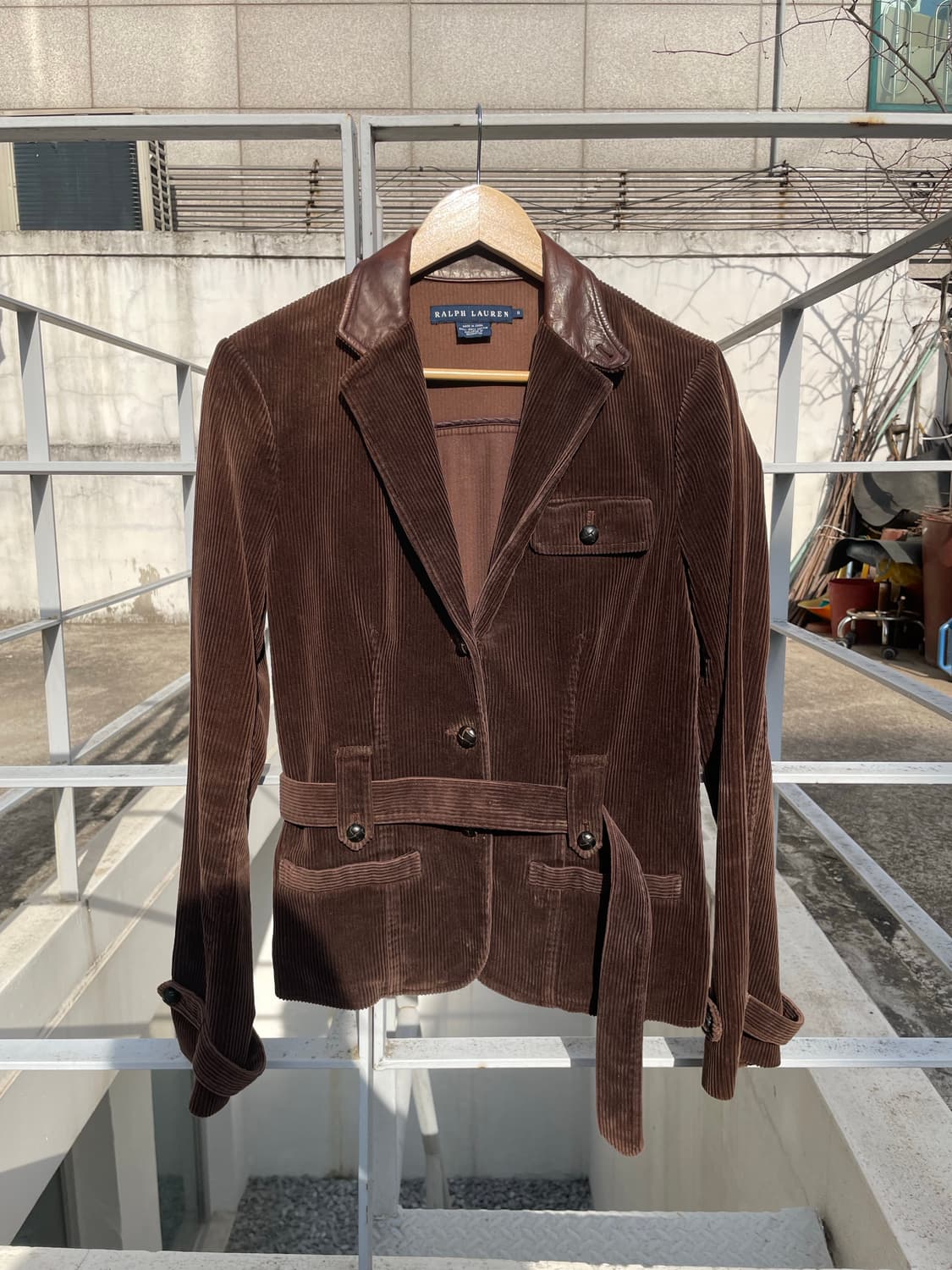 폴로 랄프로렌 코듀로이 웨스턴 벨티드 블레이저 상품이미지1