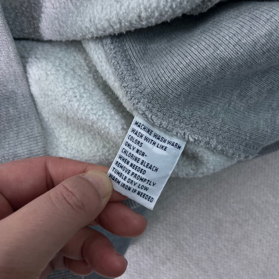 100 폴로 랄프로렌 와플 그레이 후드집업 상품이미지8