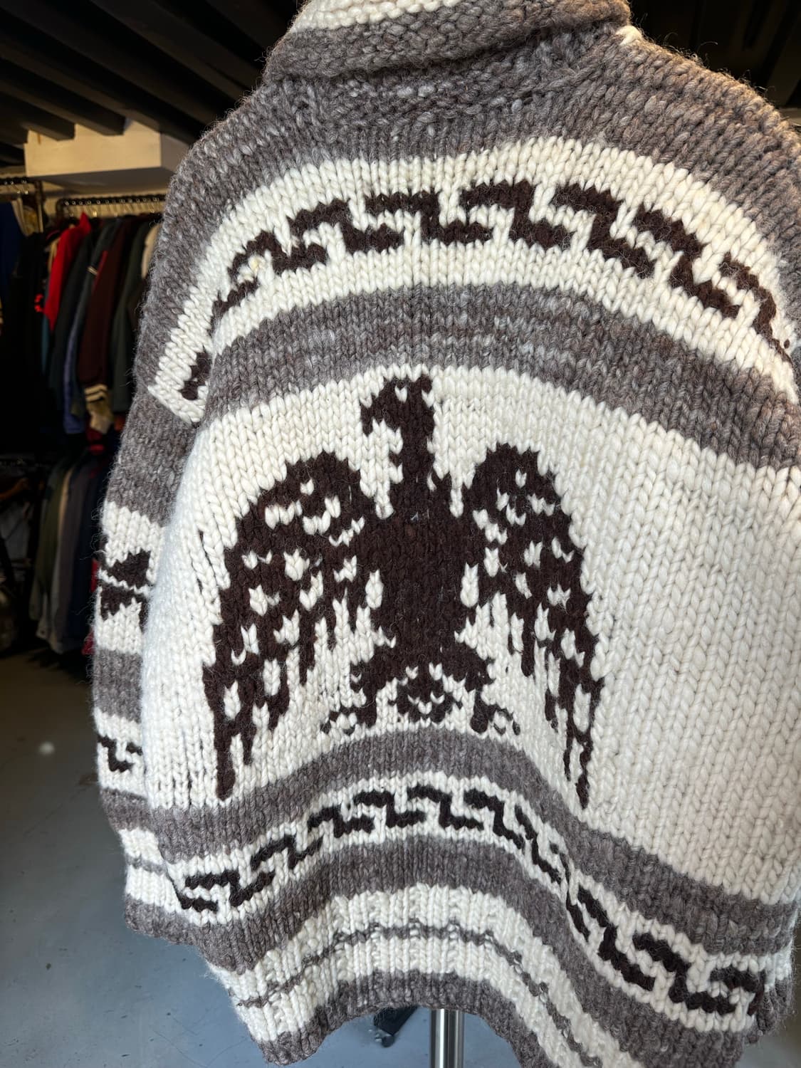 캐나다 헤비울 코위찬 스웨터 상품이미지7