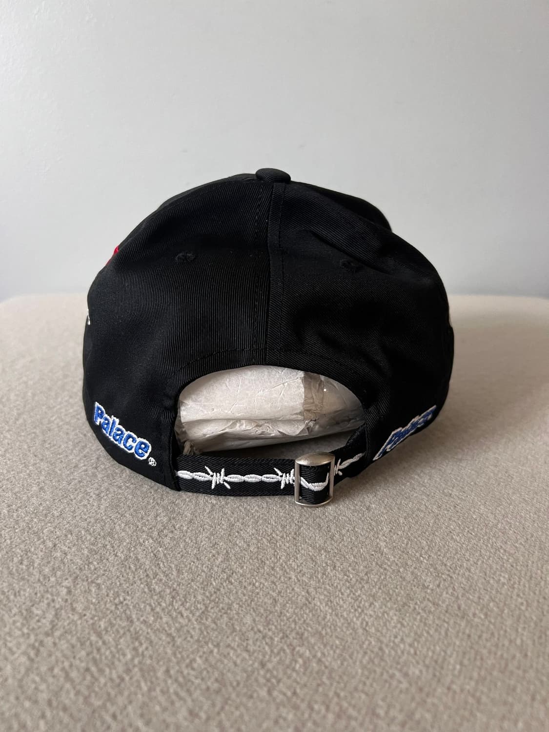 23SS 팔라스 아이즈 로고 6패널 캡 블랙블루 상품이미지4