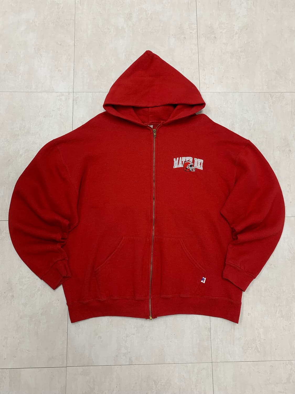 Rusell  레드 후드집업 #391 상품이미지1