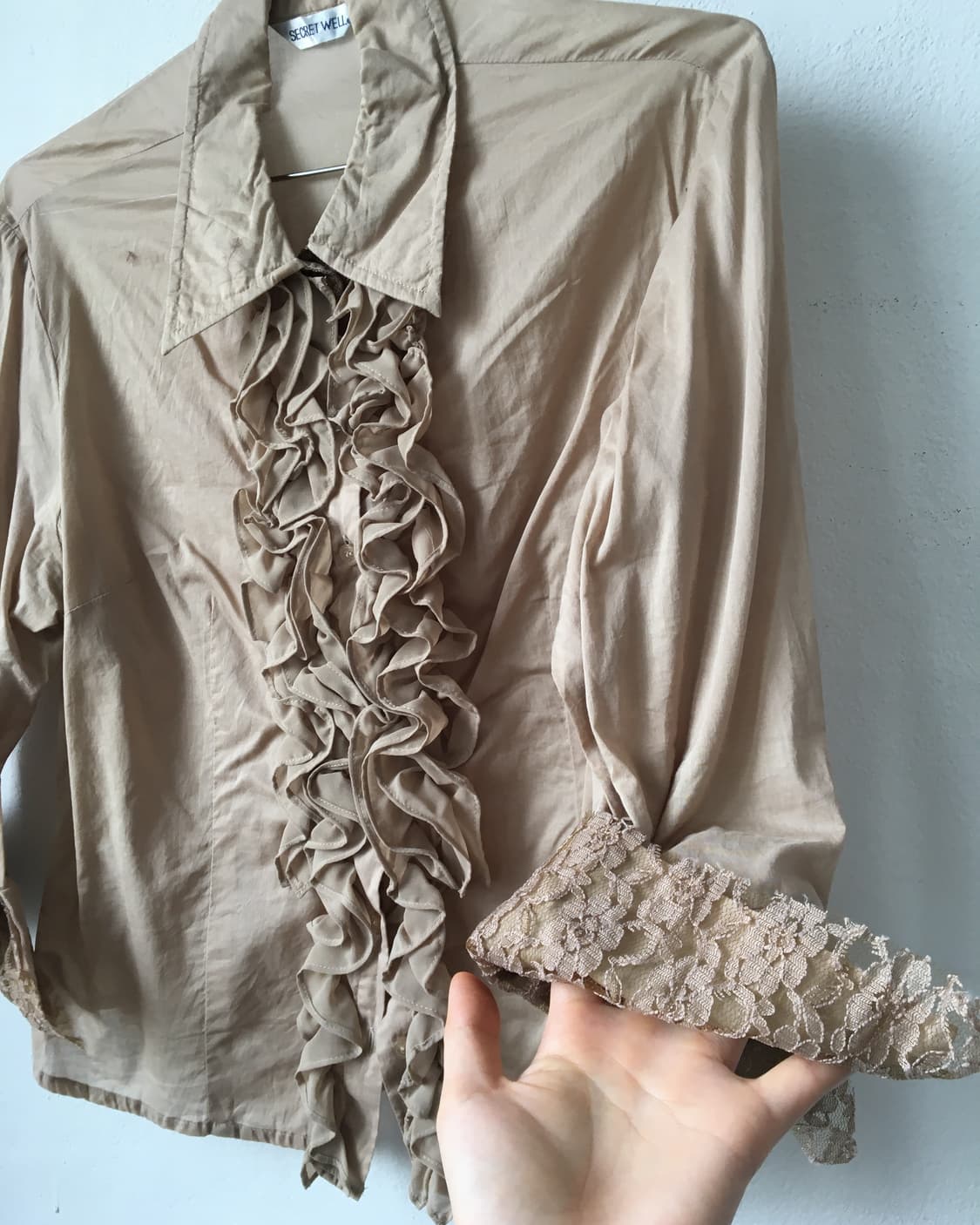 ruffle point shirt 상품이미지4