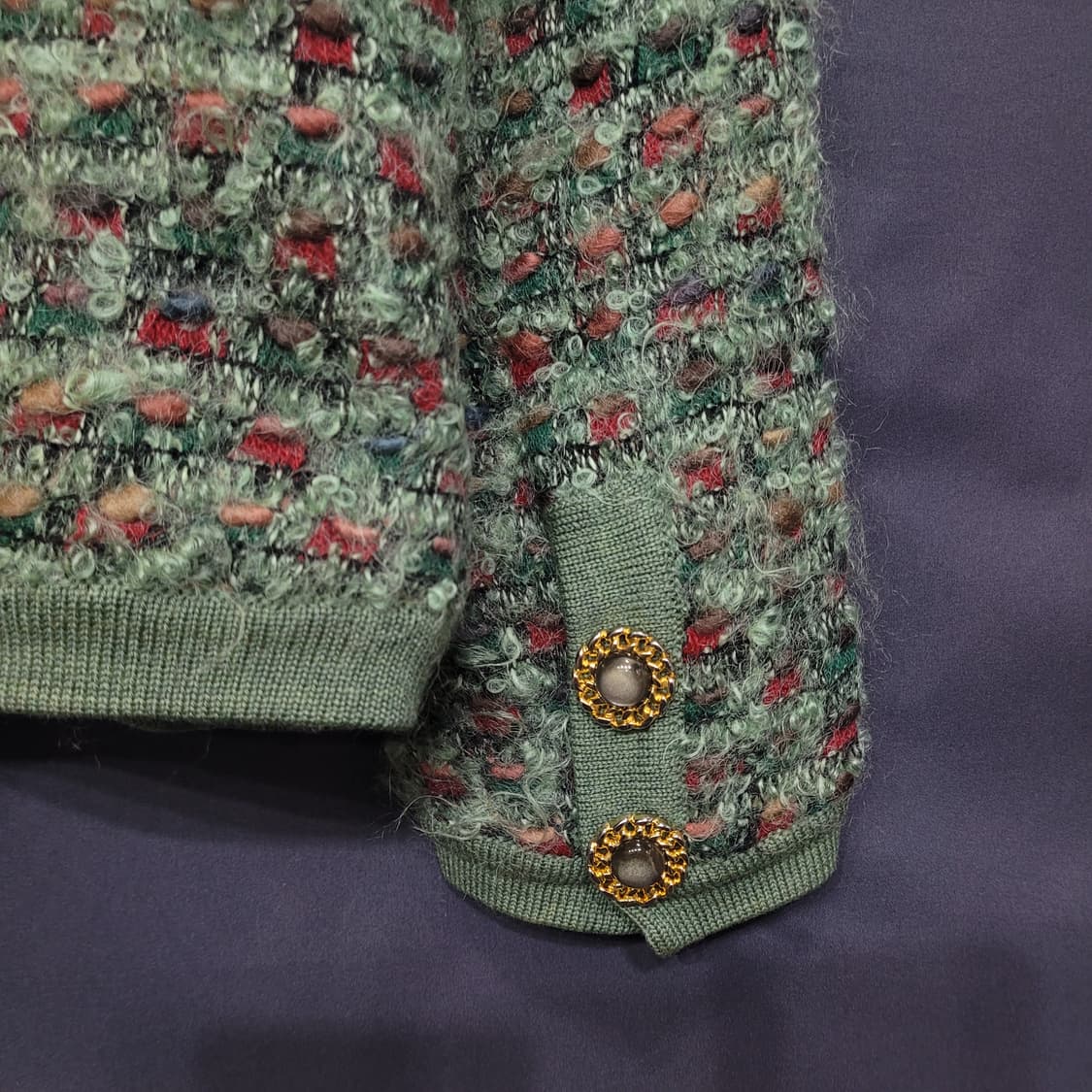 HERNO 에르노 이태리 빈티지 니트 가디건 자켓 상품이미지4