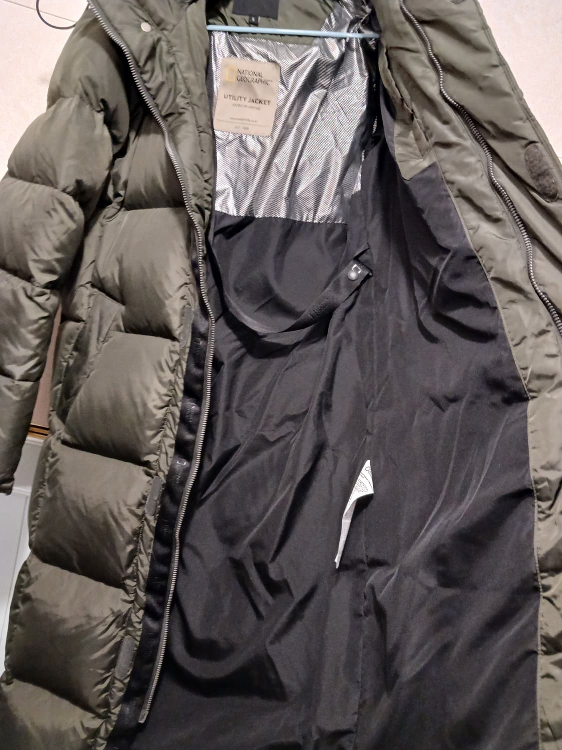내셔널지오그래픽 정품 여성 롱패딩 90 (S) 사이즈 상품이미지4