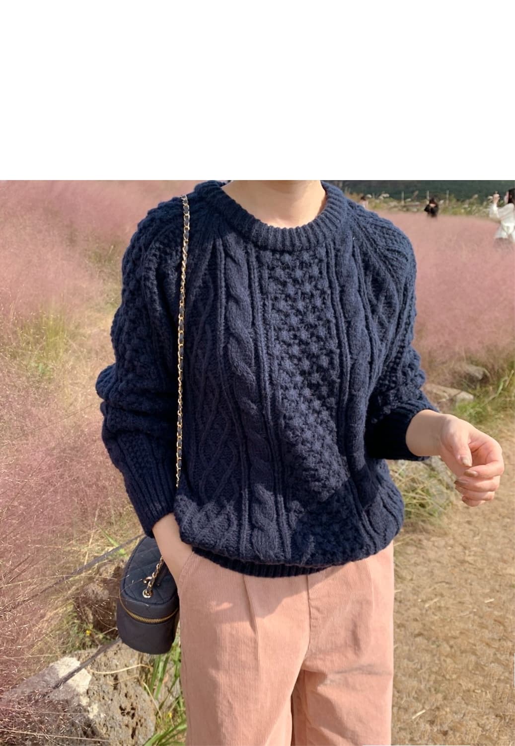 빈티지 핸드메이드니트_아란니트 울100 상품이미지6