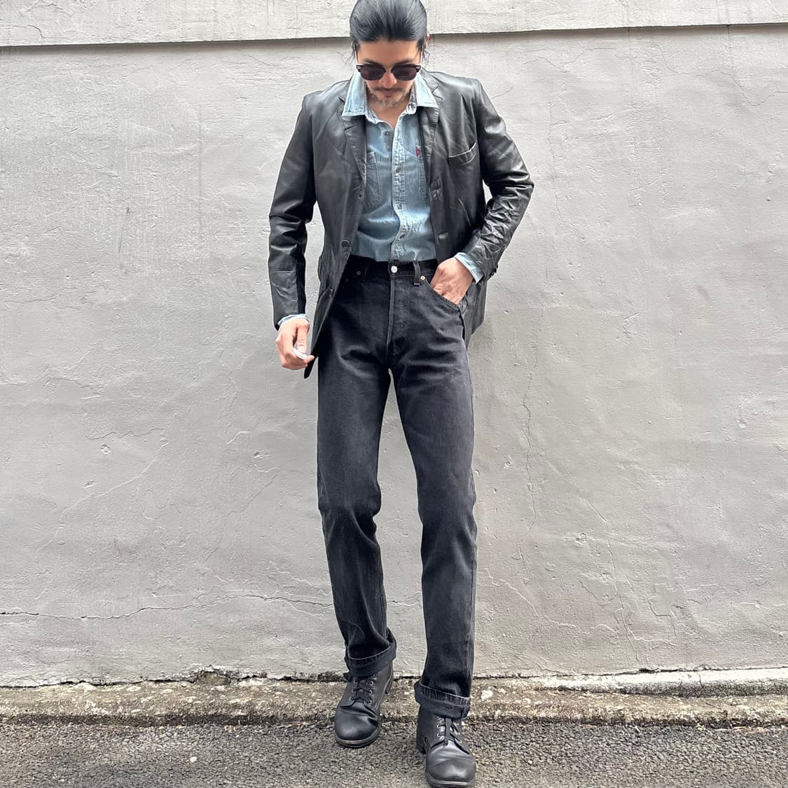 90년대 미국 리바이스 501 흑첟 상품이미지3