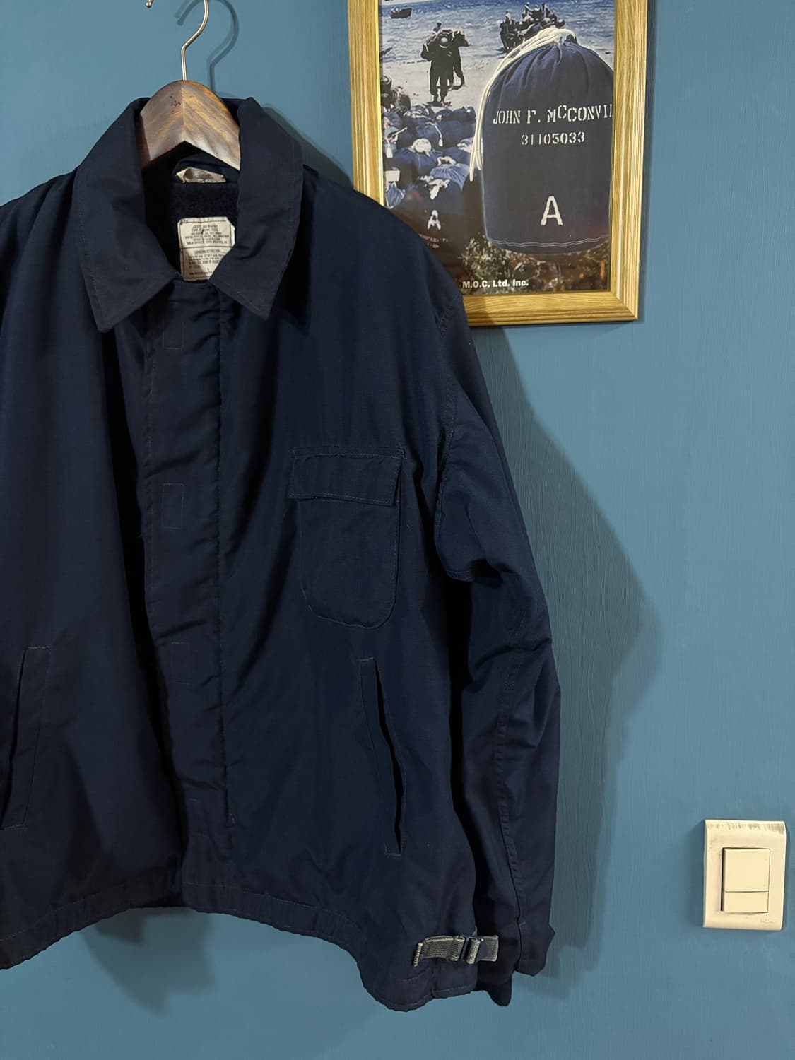 90's U.S Navy A-2 Deck Jacket. 상품이미지10