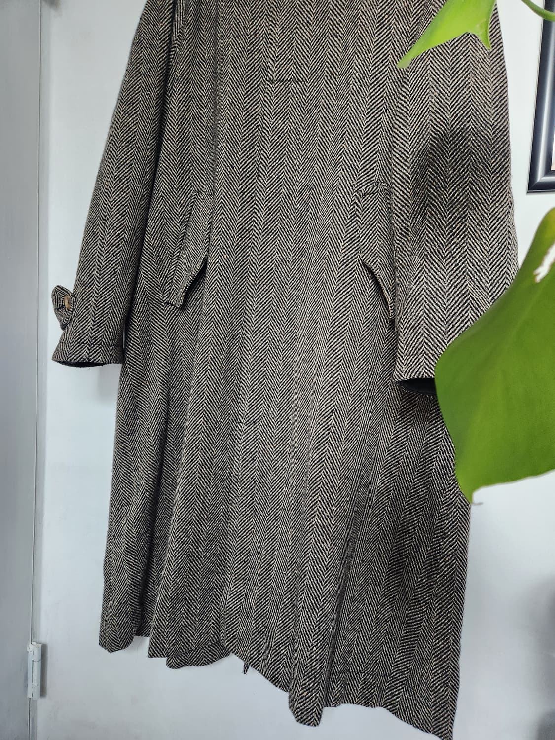 루치아노 바르베라 울 헤링본 발마칸 코트(ITALYmade) 상품이미지3