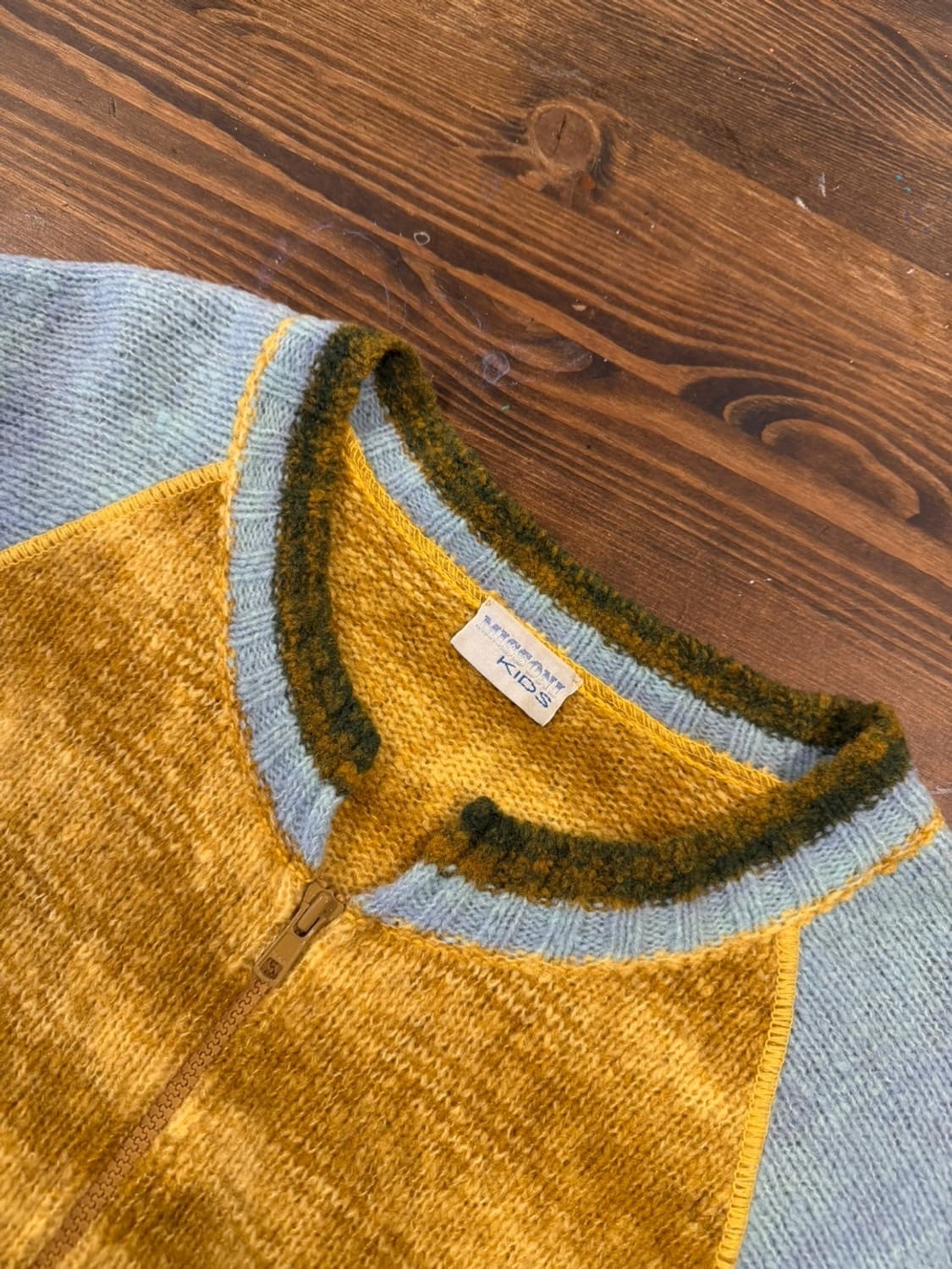 미쏘니 짚업 니트 가디건 66~77 상품이미지8