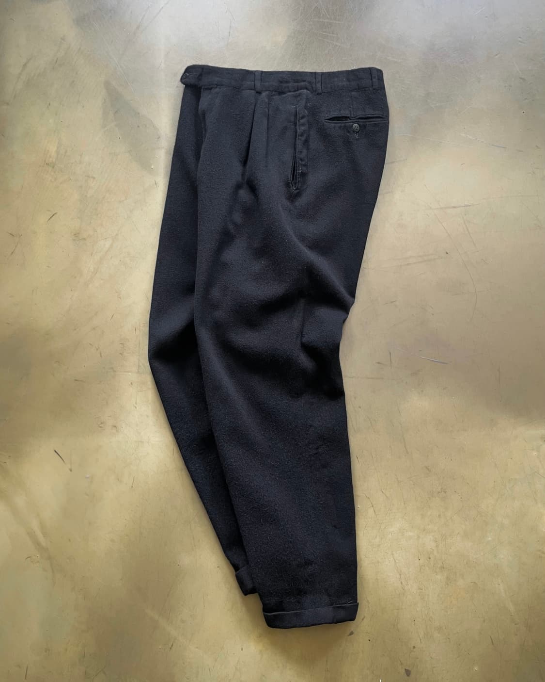 Hugo Boss 2004fw Wide Tapered Wool Pants 상품이미지6
