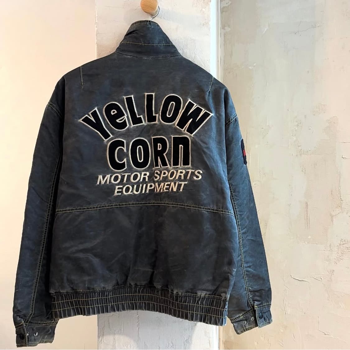 90's Yellow corn 모터 자켓 상품이미지3