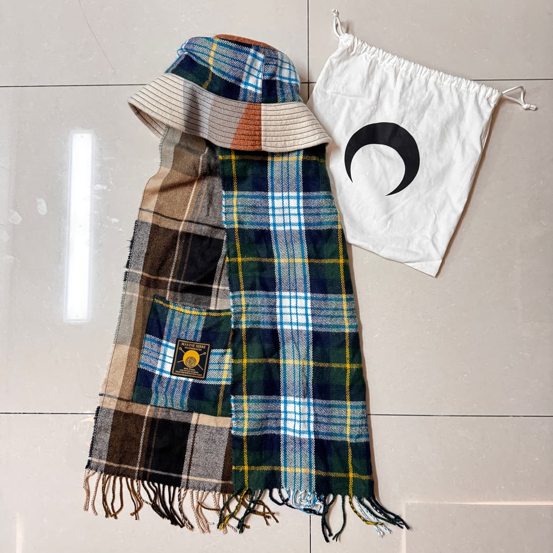 마린세르 채크 머플러 버킷 상품이미지3