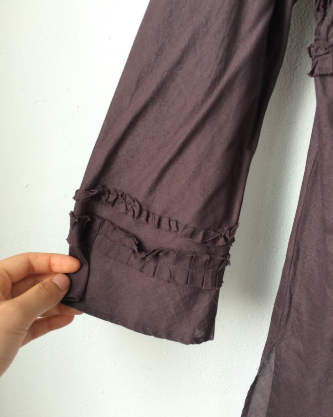 Pleat pattern point blouse 상품이미지4