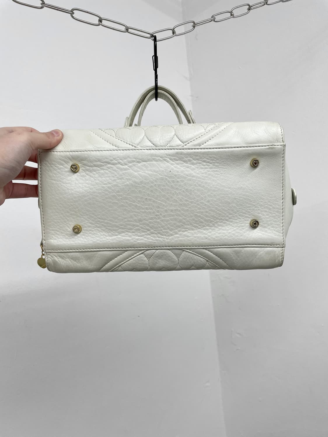 러브캣 화이트 퀼팅 갸루 체인백 상품이미지8