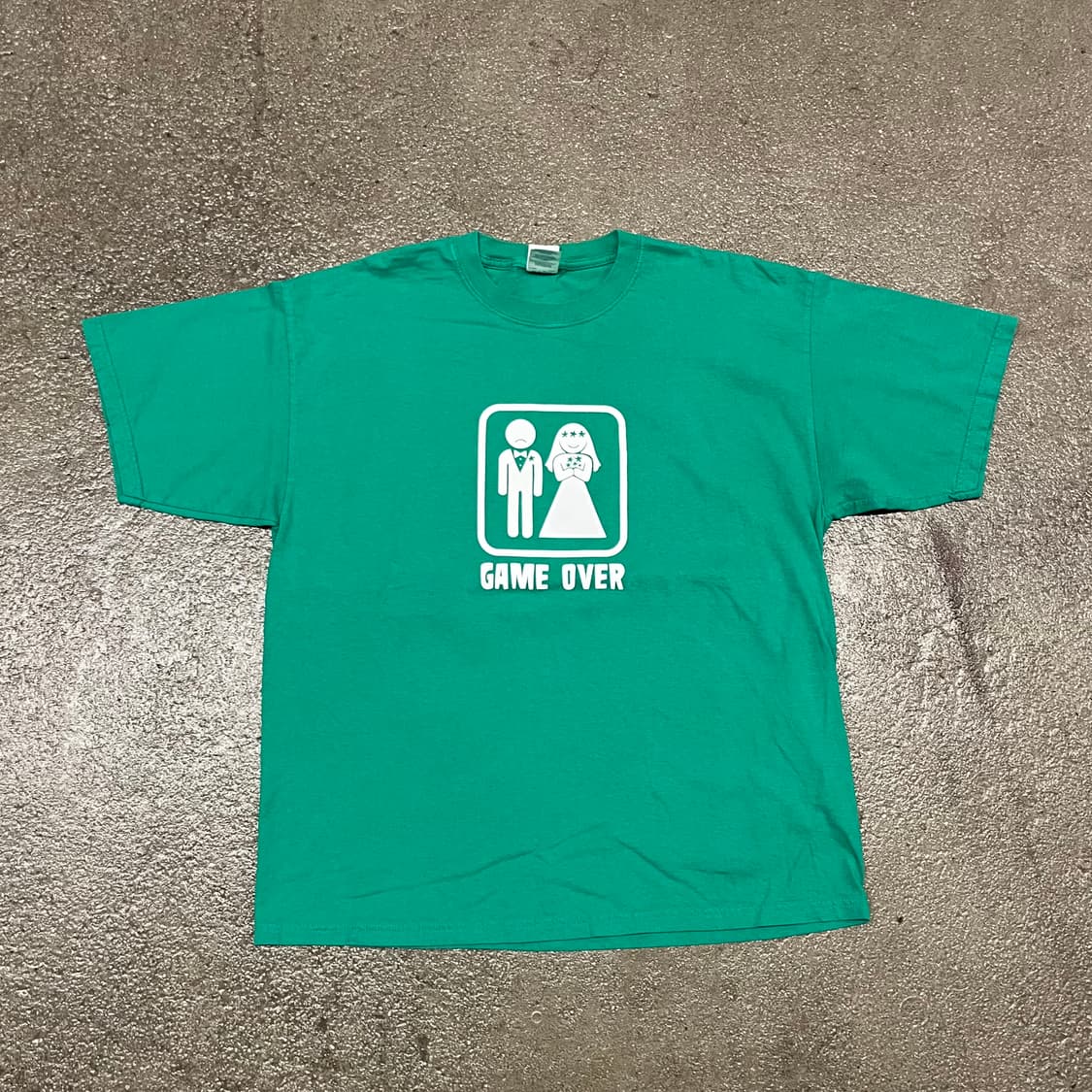 빈티지 GameOver 메세지 티셔츠 (105) 상품이미지1