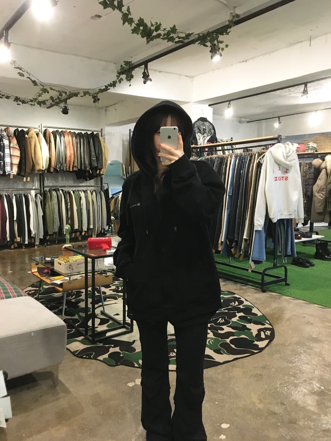 스노우피크 후드집업 블랙 105 상품이미지4