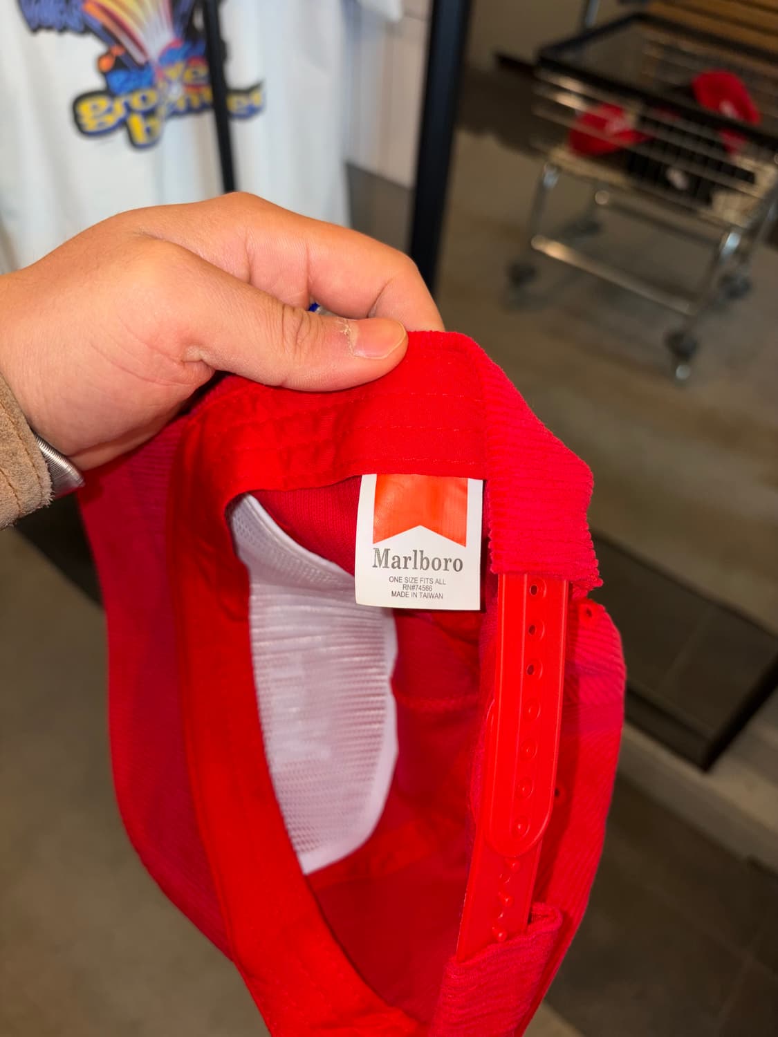 Marlboro logo corduroy trucker cap 상품이미지9