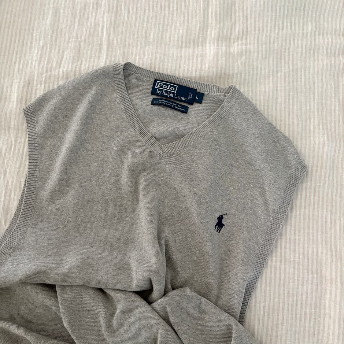 ▫️Polo Pima Cotton Knit Vest 상품이미지8