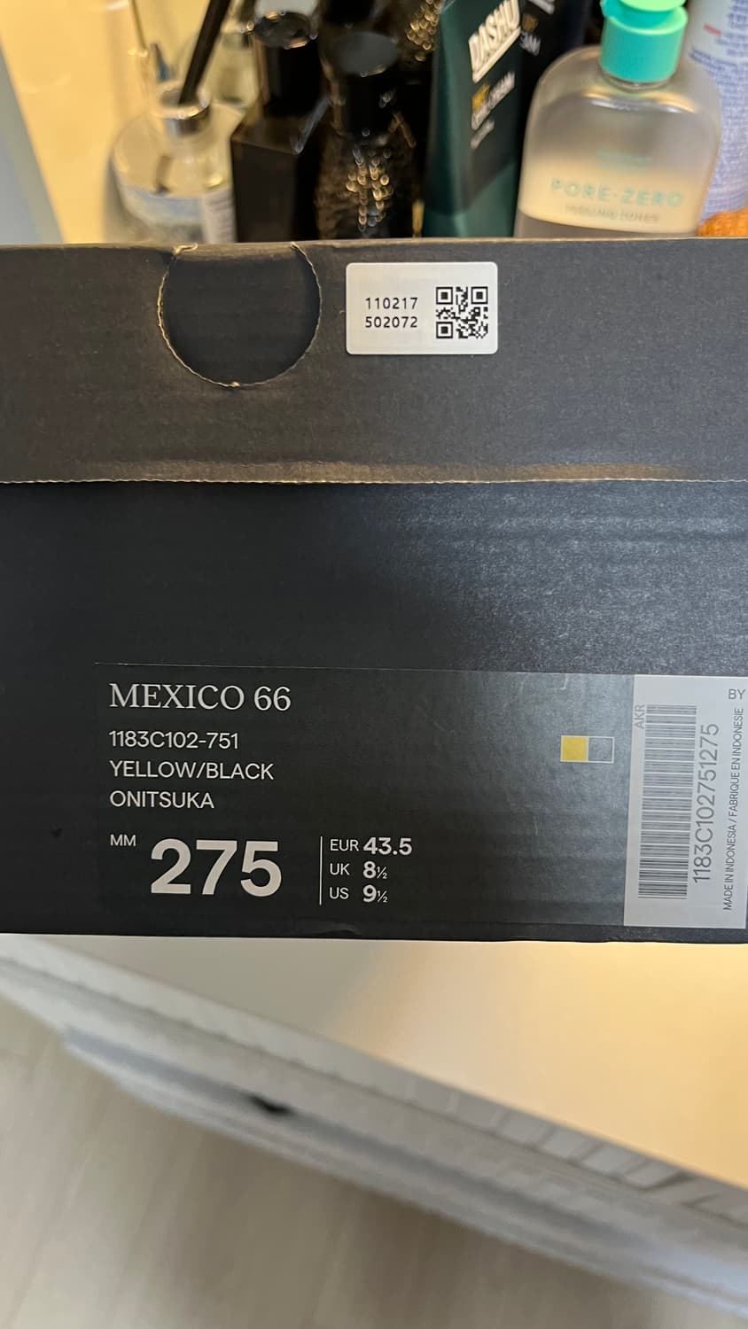 오니츠카타이거 멕시코66옐로우 275 판매 상품이미지4