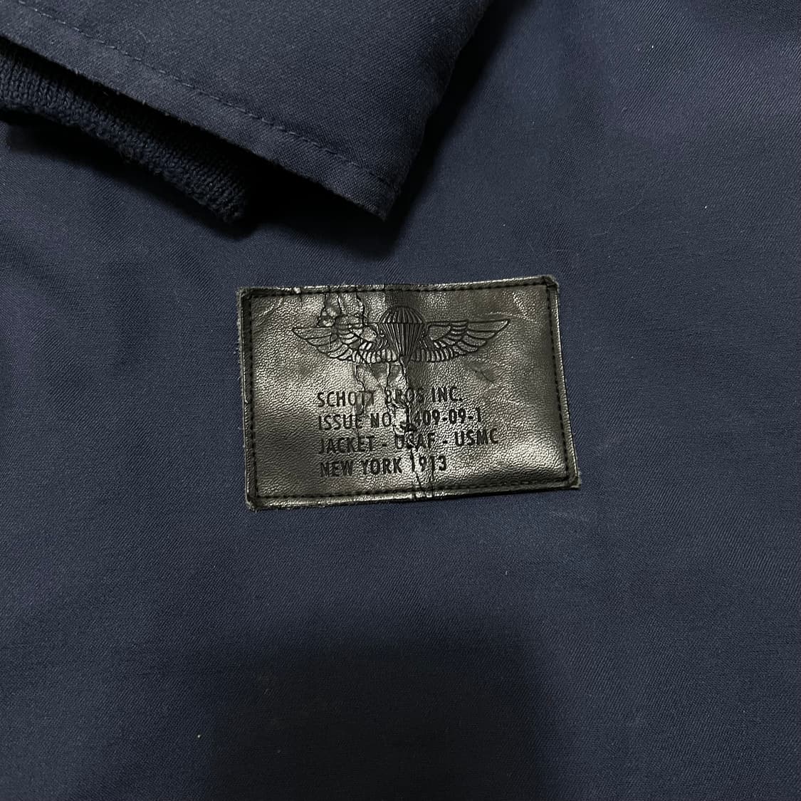 쇼트 USA 밀리터리 N3B 개파카 야상점퍼 [네이비] S/90 상품이미지5