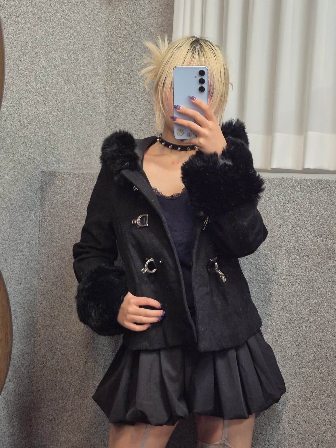 CECIL McBee fur short coat 상품이미지3