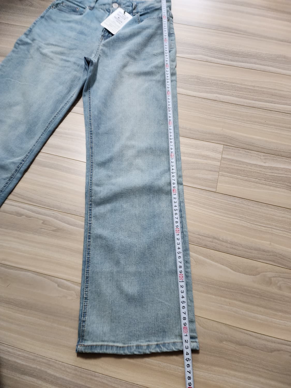 인디고뱅크청바지30사이즈연블루 상품이미지5