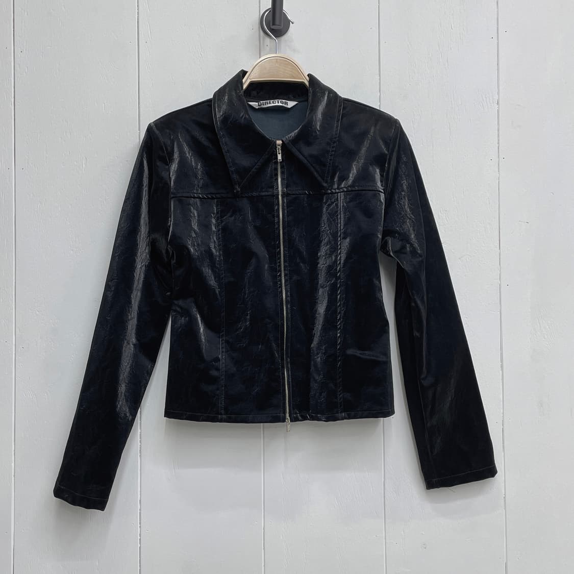 디렉터 레더 집업 자켓 블랙 상품이미지2